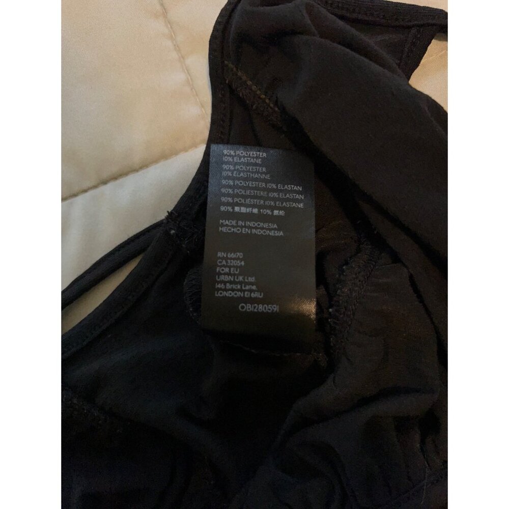 Urban Outfitters/ Women’s Crop Top/ Black/Ruched Crop drawstring/ Small - Picture 12 of 12